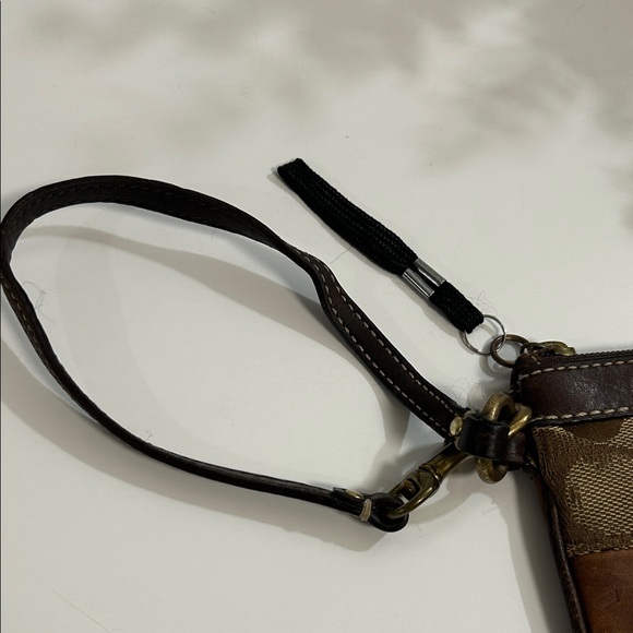 Coach Patchwork Leather Wristlet - Picture 7 of 11